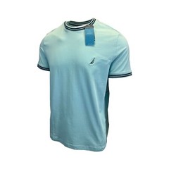 Nautica Men’s T-Shirt Performance Short Sleeve Sea Green (S16) + Sea Blue (S17)