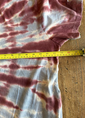 Tie Dye Distressed Cotton Retro T Shirt by Alternative Brand, XL, Great Cond