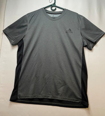 Adidas Climacool shirt mens XL short sleeve gray