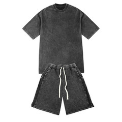 Vintage Washed T Shirt Men Women Oversized Tee 100% Cotton Casual Streetwear