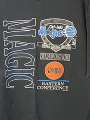 Vintage 1993 Orlando Magic Chalk Line T-Shirt Mens XL Single Stitch USA Made 90s
