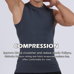 Shaperluv – Shaperluv Male Shaper Tank Chest Gynecomastia Compression Tank Tops
