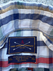 Vintage 1990s Yuppie Checkered Unisex Shirt, Multicolor Cotton, Size N/A