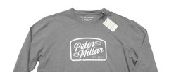Peter Millar Men’s Iron Crown Lite Graphic Print Crew-Neck Long-Sleeve T-Shirt