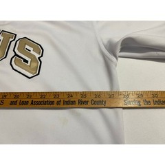 Colosseum Athletics Jesus Christ Baseball Jersey — White Stitch Logos 2XL