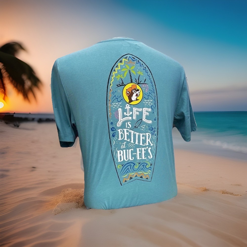 NEW Buc-ee’s Life Is Better at Buc-ee’s T-Shirt Authentic: Choose Size M or L