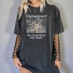 Funny Raccoon Coffee Shirt Undiagnosed But Something Ain’t Quite Right Tee