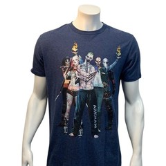 Suicide Squad DC Comic Harley Quinn Blue Graphic T-Shirt Tee Adult Large LG