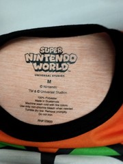 Yoshi T Shirt, Size Medium, Super Nintendo World, Universal Studios, Full Image