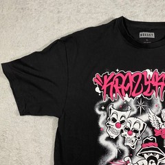 Boxset Krazy Krew T-Shirt Mens XL Black Pink Chicano Graphic Tee
