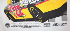 Bill Davis Racing Checkered Flag Sports T Shirt Adult Size XL Front Back Graphic