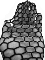 Fishnet Mesh Long Sleeve Top Unisex Rave Punk Gothic Festival Shirt Streetwear