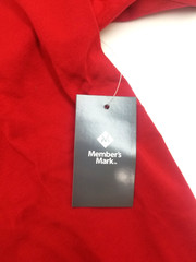 Member’s Mark Men’s Essential Crew Neck Short Sleeve Tee Medium Red NWT