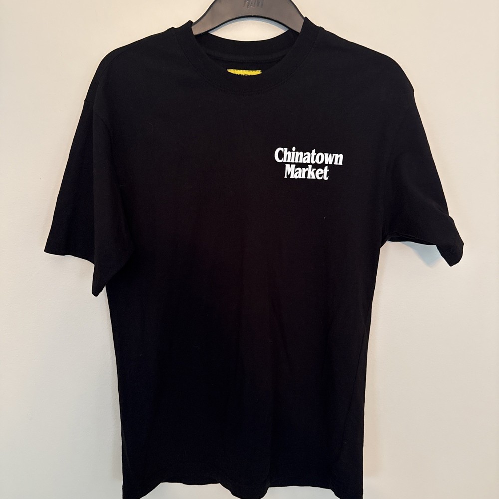 Mens Chinatown Market Black T Shirt Call My Therapist Size Small