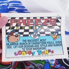 VINTAGE 1994 Looney Tunes Bugs Bunny Taz Sylvester ACME Mechanics T-Shirt