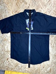 5.11 Tactical Series Shirt Mens Large Black Cotton Short Sleeve Button Up New