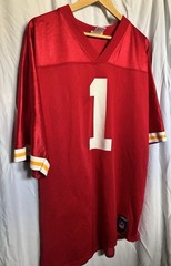 Reebok Zuniga #1 Jersey NFL Authentic Item Replica Men’s XL Red NWOT