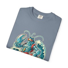 Y2K Surfcore Glass Lobster Lifeguard T-Shirt Graphic