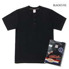 WHITESVILLE HENLEY NECK Short Sleeve 1-PACK T-SHIRT – [ WV79681] Made in Japan