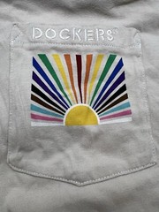 Dockers Pocketed T-Shirt Tan XL