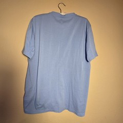 Fjallraven Lush Logo Graphic Tee Men’s M Blue Short Sleeve Outdoor Hiking Shirt