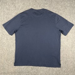 Left coast Tee T-Shirt Mens 2XL XXL Blue Crewneck Short Sleeve Pima Cotton