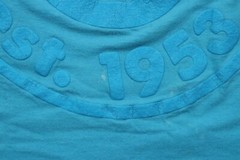 Body Glove Vintage 80s Single Stitch Cropped T-Shirt Men’s XL Blue Beach Surfer