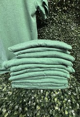 BellaCanvas heather grass green 3301C Sueded Shirt 52% cotton 48% polyester