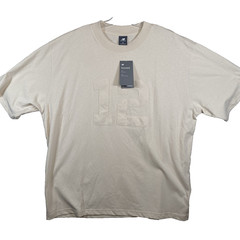 New Balance Lindor T Shirt Size XL Beige MT43710 Oversized Cotton Casual NWT