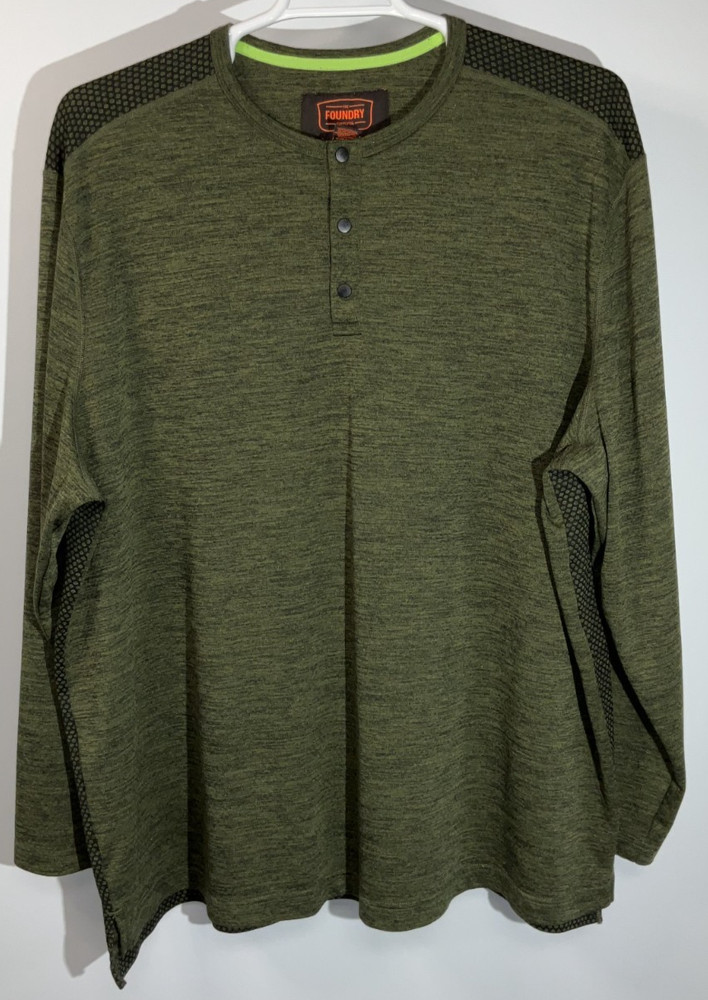 The Foundry Supply Co Long Sleeve T-Shirt Men’s 3XL Green