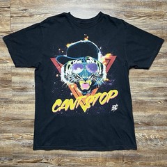 Alab Clothing Mens Size L Graphic T Shirt Can’t Stop Retro Tiger Space Throwback