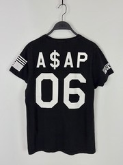 ASAP Rocky 06 Anarchy Graphic T-Shirt Mens Black Size S ASAP Mob Flacko