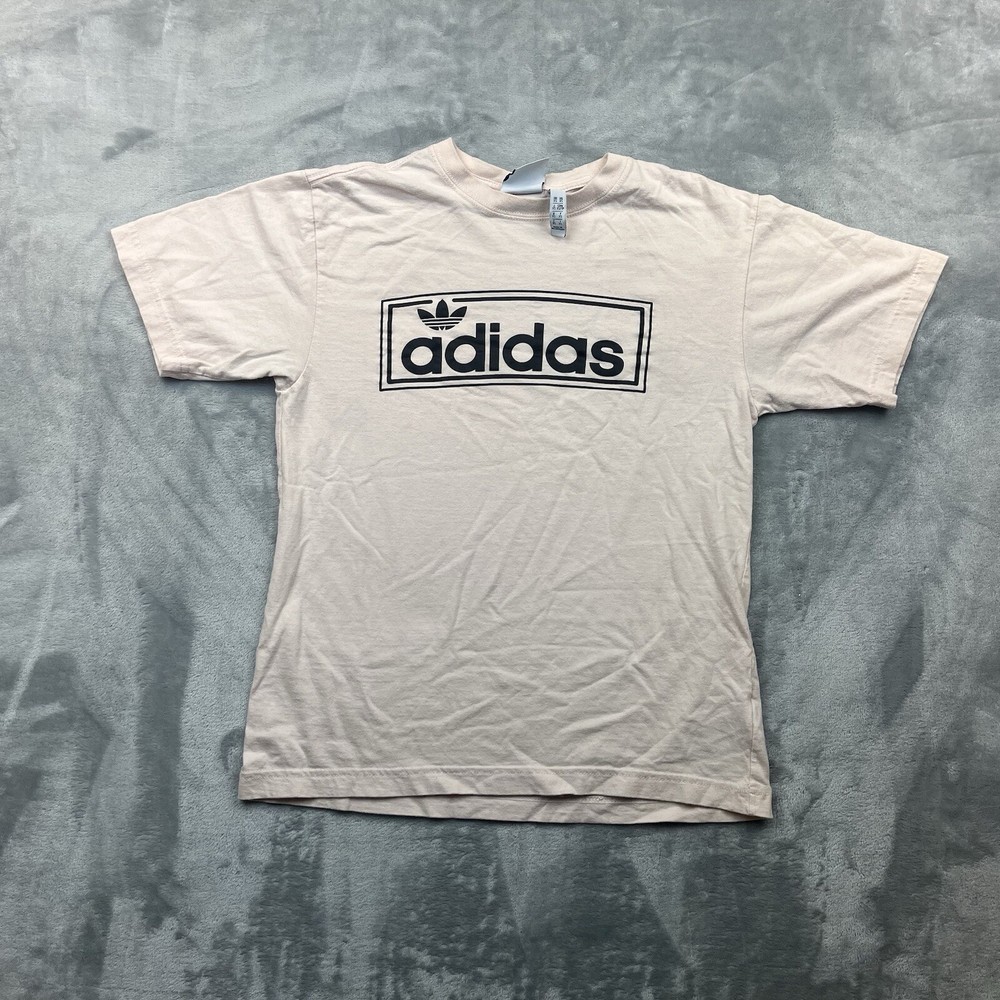 adidas T-Shirt Men Size XS Light Pink Skater BMX Tee Soft Material