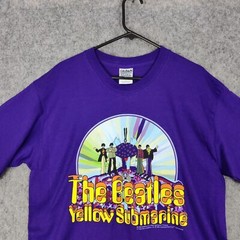 Vintage The Beatles Shirt Mens Size Large Purple 1999 Yellow Submarine Official