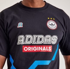 NEW MEN’S ADIDAS ORIGINALS TEFOIL JERSEY LOGO TEE SHIRT ~SIZE LARGE #J1411