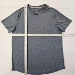 All in Motion Gray Short Sleeve Polyester Spandex Performance T-Shirt Men’s L