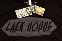 Laek House Cycling T-Shirt Combed Cotton 2010 NEW Black Reflective Logo S/M/XL