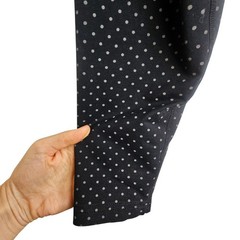 Bylt Mens Drop Cut LS Lux Polka Dot Athletic Shirt Size L Stretch Activewear Gym