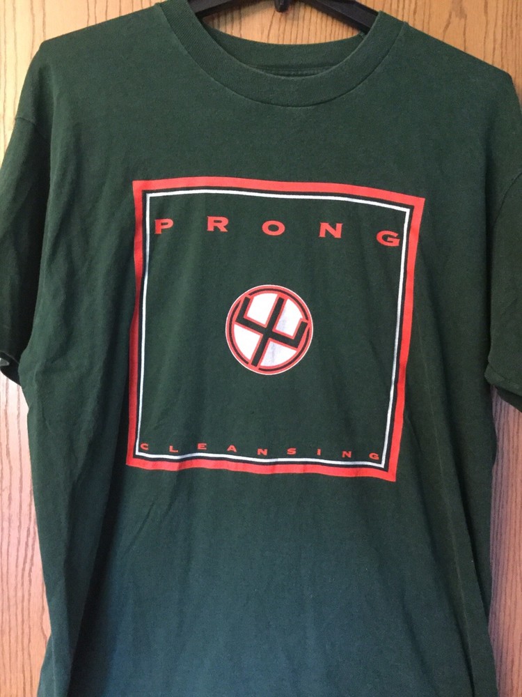 Prong. “Cleansing” Tour Shirt. Green. XL
