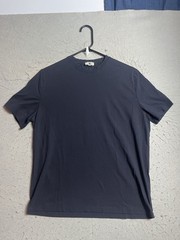 Kired by Kiton $250 Cotton Short Sleeve Navy Blue T-Shirt Sz 52 Made In Italy