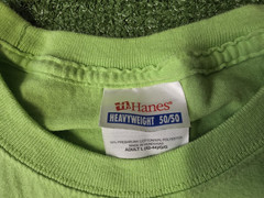 Vintage Hanes Heavyweight 50/50 T-Shirt Short Sleeve Lot Blue Purple Green Large