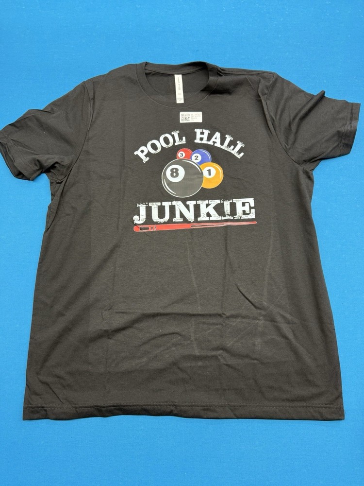 POOL HALL JUNKIE T-Shirt 3XXX 65%POLYSTER AND 35% COTTON