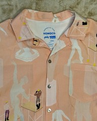 Rare TOM of FINLAND x Amit HOMOCO Top Men’s XS Button Down Shirt LGBTQ Gay Queer