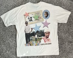 FlashBack USA Tyler The Creator AOP Front & Back T Shirt Size XL