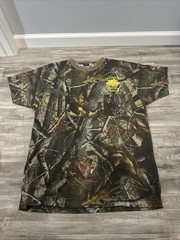 Vtg ACE Sportswear Camo Shirt XL Realtree After The Hunt Taxidermy Double Sided