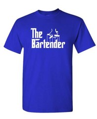 THE BARTENDER – Unisex Cotton T-Shirt Tee Shirt