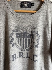 RRL Men’s Cotton Crew Neck T-Shirt Short Sleeve XL