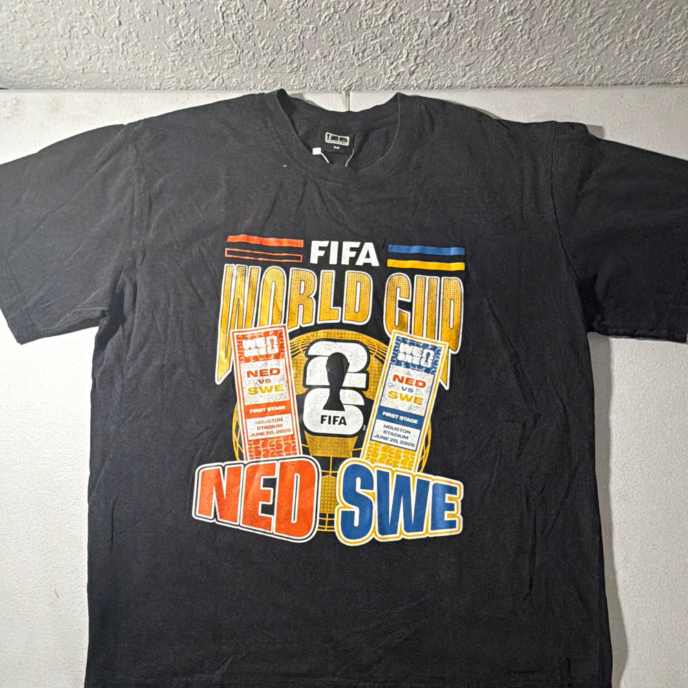 OFFICIAL FIFA World Cup 2026 Netherlands vs Sweden Match 35 Shirt 6/20/26 Size M