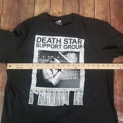 Star Wars Mens Shirt Black Size L Large Darth Vader Death Star Support Group
