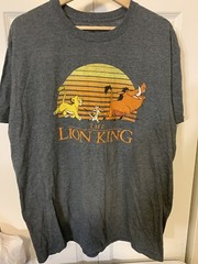 Rare Disney The Lion King Mens Sz XL Simba, Timon, & Pumbaa Hakuna Matata TShirt